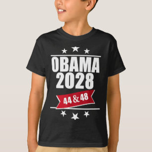 Barack Obama 2028 President American Flag Pro Obam T-Shirt