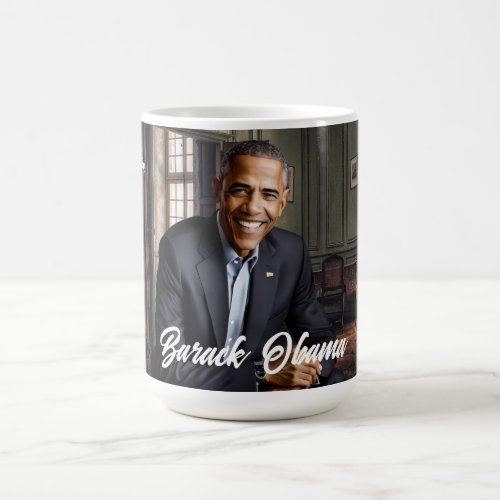  Barack Obama 44th President Birthday Coffee Mug