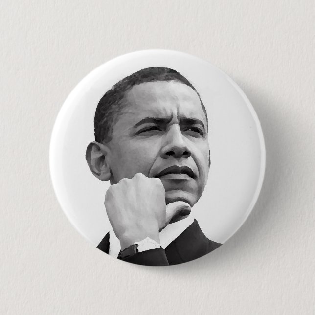 BARACK OBAMA, 44TH PRESIDENT OF THE UNITED STATES BUTTON (Front)