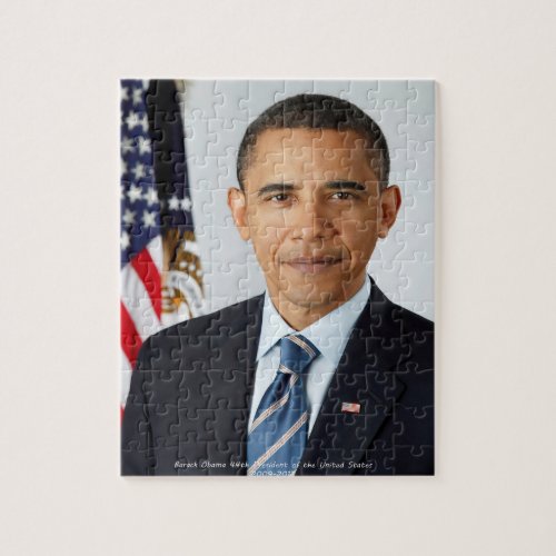 Barack Obama 44th President of the United States Jigsaw Puzzle