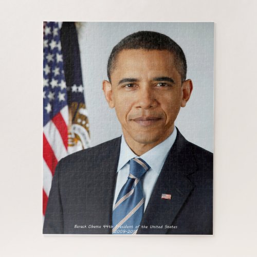 Barack Obama 44th President of the United States Jigsaw Puzzle