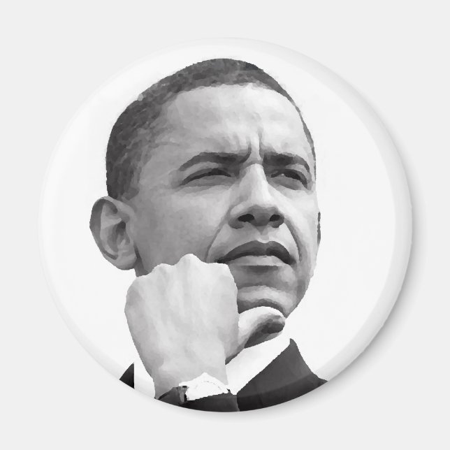 BARACK OBAMA, 44TH PRESIDENT OF THE UNITED STATES MAGNET (Front)