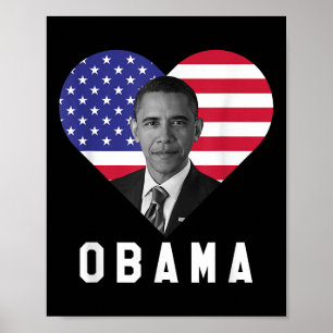 Barack Obama 44th Usa President I Love Obama  Poster