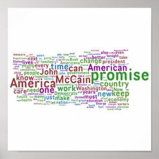 Barack Obama Acceptance Speech Poster