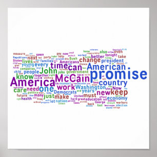 Barack Obama Acceptance Speech Poster