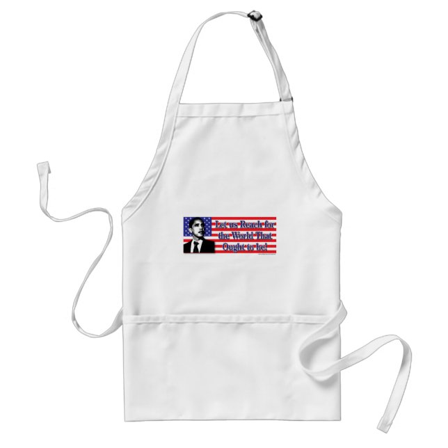 Barack Obama Adult Apron (Front)