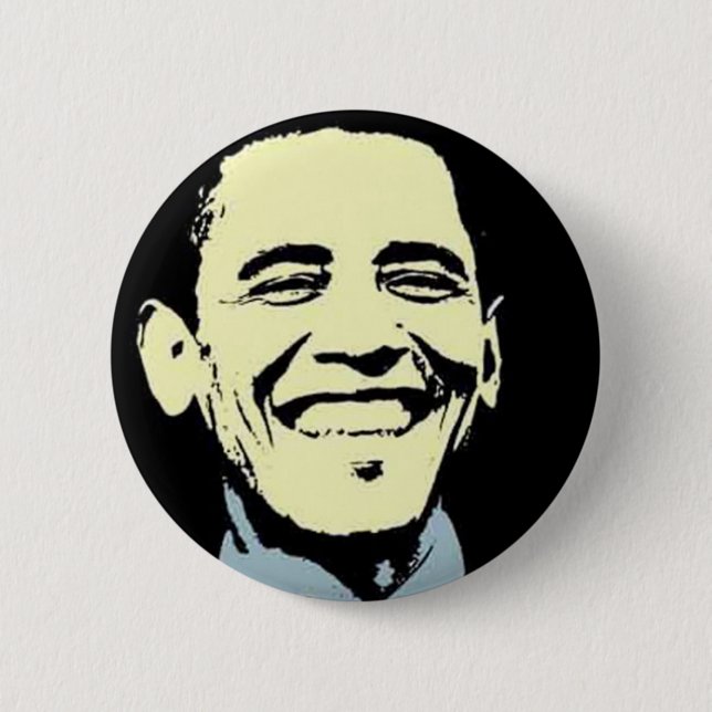 Barack Obama Art Button (Front)