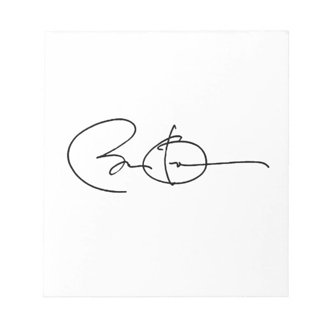 BARACK OBAMA AUTOGRAPH -.png Notepad (Front)