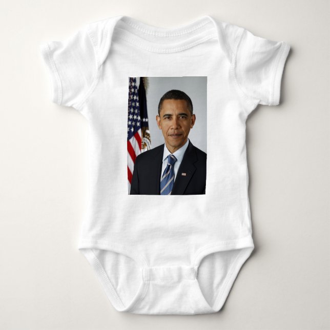 Barack Obama Baby Bodysuit (Front)