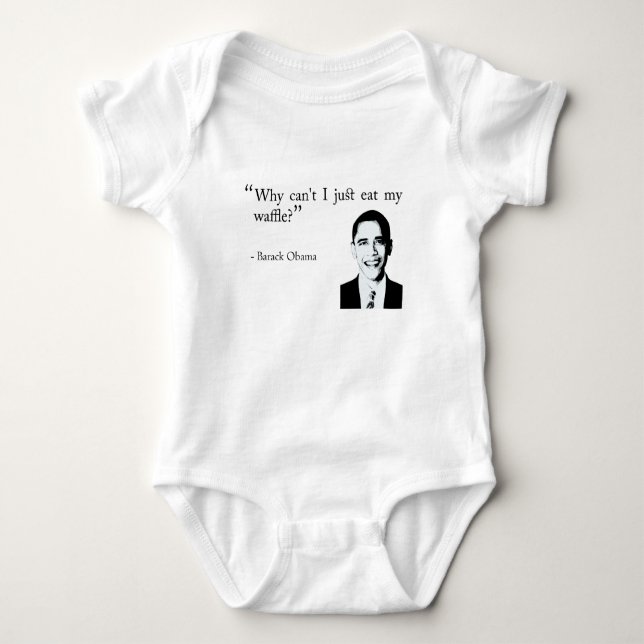 Barack Obama Baby clothes Bodysuit (Front)