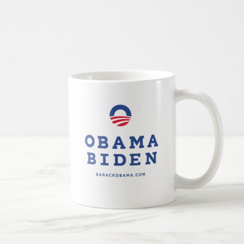 Barack Obama Biden 2012 With O Logo Coffee Mug