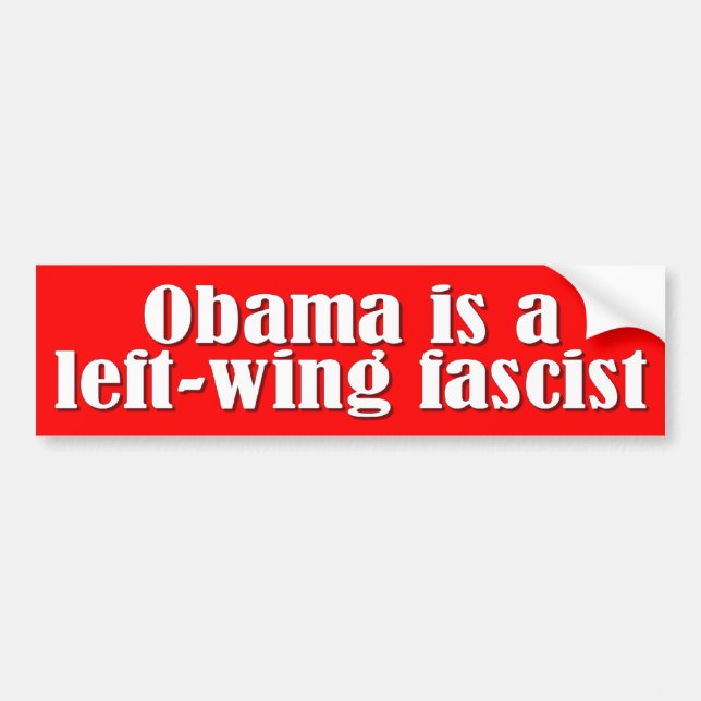 Barack Obama Bumper Sticker (Front)