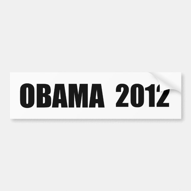 BARACK OBAMA BUMPER STICKER (Front)