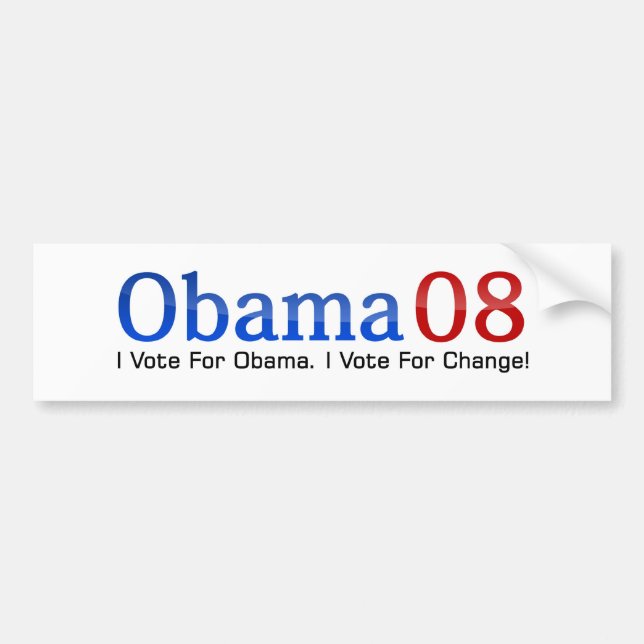 Barack Obama Bumper Sticker (Front)