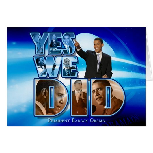 Barack Obama Cards (Front Horizontal)