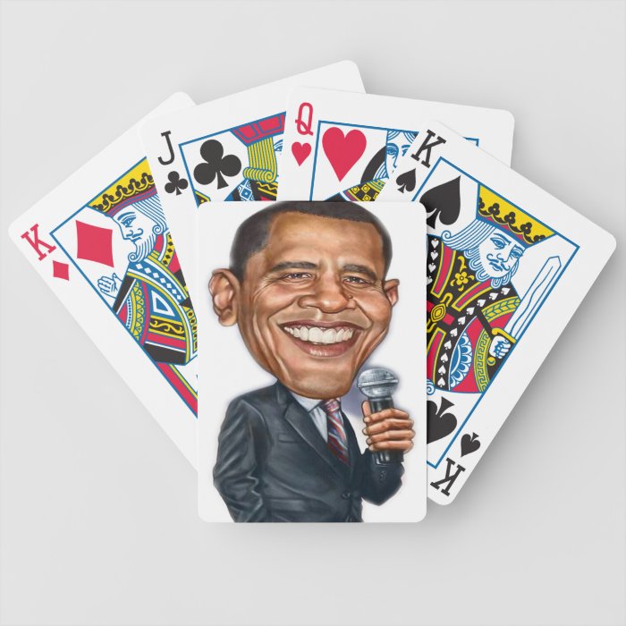 Barack Obama Caricature series Bicycle Poker Cards