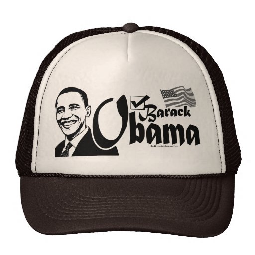 Barack Obama Check Hat | Zazzle