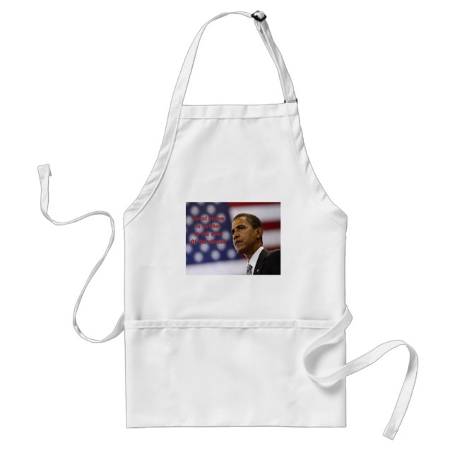 Barack Obama Chosen Adult Apron (Front)