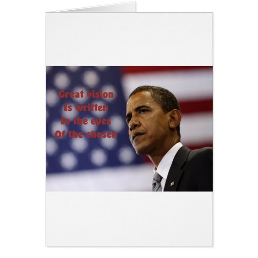 Barack Obama Chosen Cards (Front)