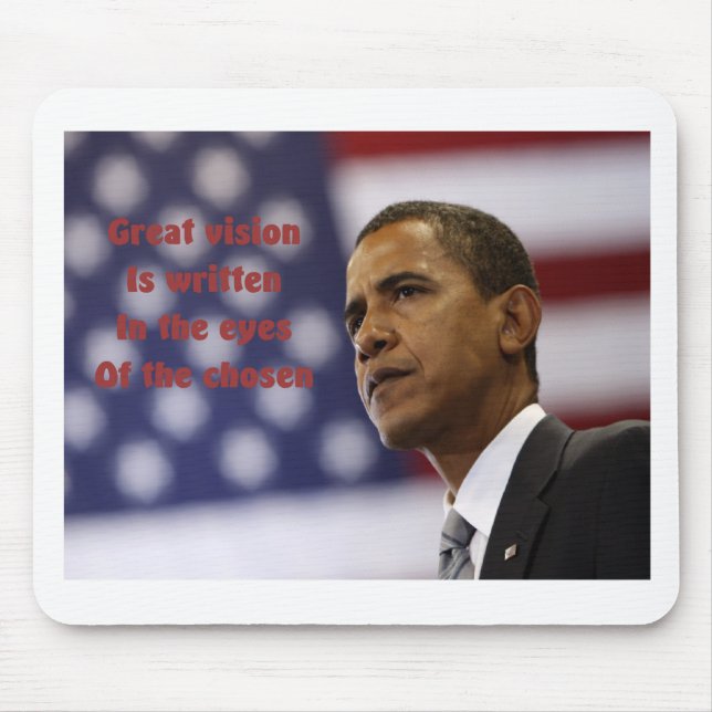 Barack Obama Chosen Mouse Pad (Front)