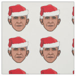 BARACK OBAMA Christmas Fabric