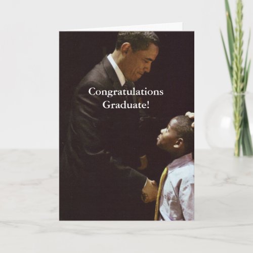 BARACK OBAMA CONGRATULATIONS GRADUATE card