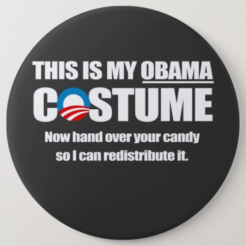 Barack Obama Costume Button