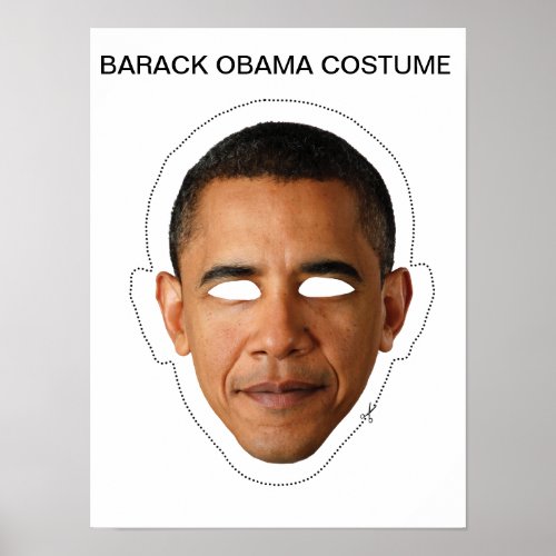 Barack Obama Costume Poster