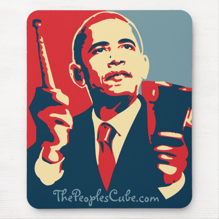 Barack Obama   Cowbell OHP Mousepad