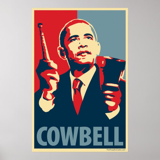 Barack Obama - Cowbell: OHP Poster (Front)