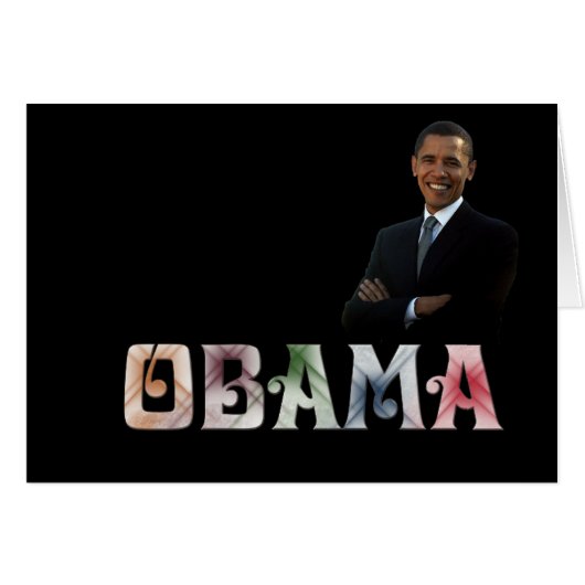 Barack Obama Design Cards (Front Horizontal)