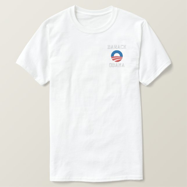 Barack Obama Embroidered Track Jacket (Design Front)