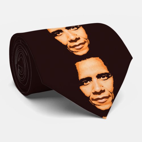 Barack Obama Face Tie