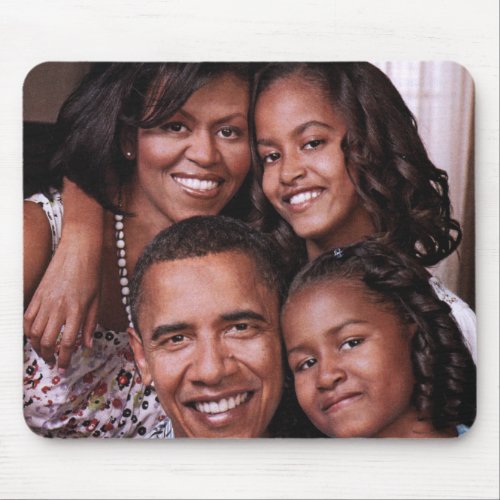 Barack Obama Family Love_Mousepad Mouse Pad