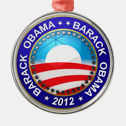 Barack Obama for president 2012 Metal Ornament