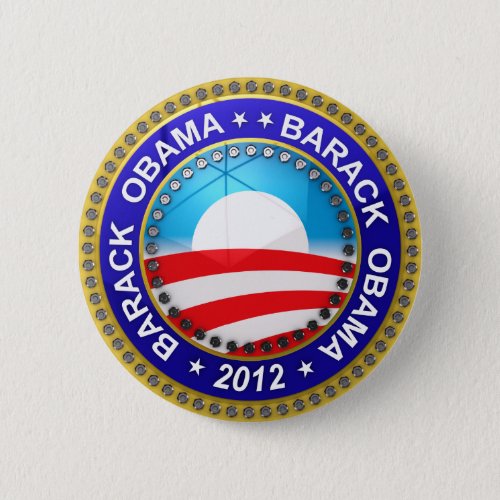 Barack Obama for president 2012 Pinback Button