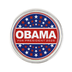 Barack Obama for President 2028 Lapel Pin