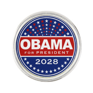 Barack Obama for President 2028 Lapel Pin
