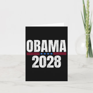 Barack Obama For President 2028 Obama 2028  Card