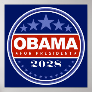Barack Obama for President 2028 Poster