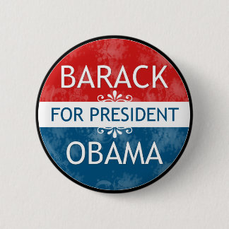 Barack Obama for president pin