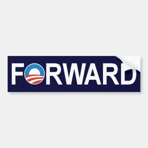 Barack Obama Forward Bumper Sticker