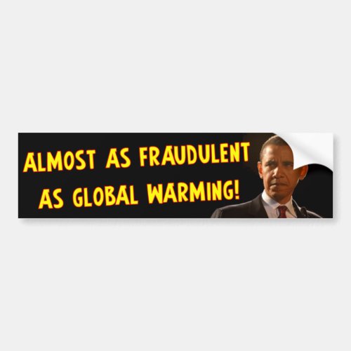 Barack Obama Fraud Bumper Sticker