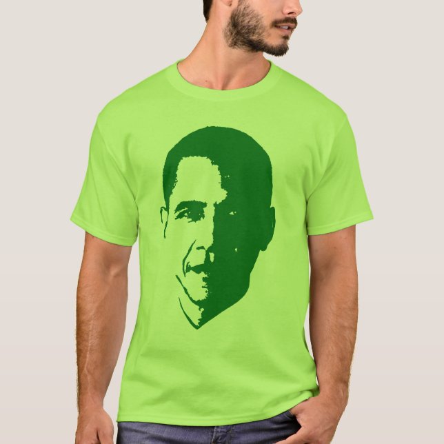 Barack Obama Green T-Shirt (Front)