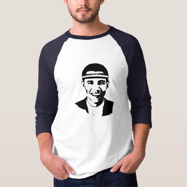 Barack Obama Headband T-shirt (Front)
