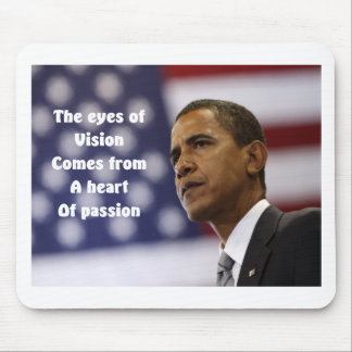 Barack Obama heart of passion Mouse Pad