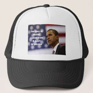 Barack Obama heart of passion Trucker Hat