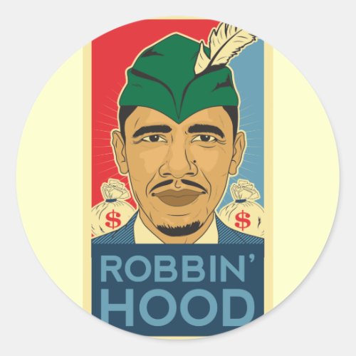 Barack Obama Hood Robin Hood Sticker Barrack Obama