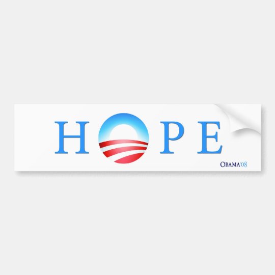 Barack Obama Hope Bumper Sticker | Zazzle.com