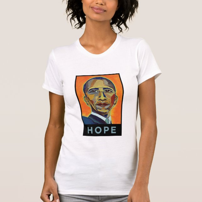 Barack Obama - Hope - Customized T-Shirt (Front)